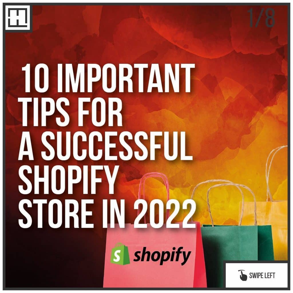 10 Important Tips For Running A Successful Shopify Store In 2022